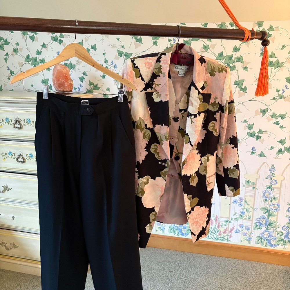 Vintage Christian Dior 3 piece suit